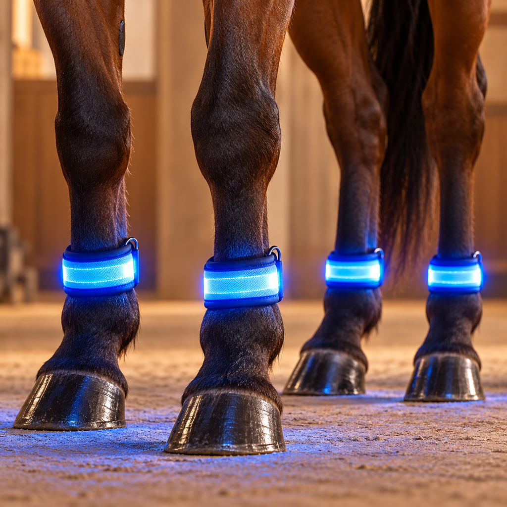 LED leg band detail