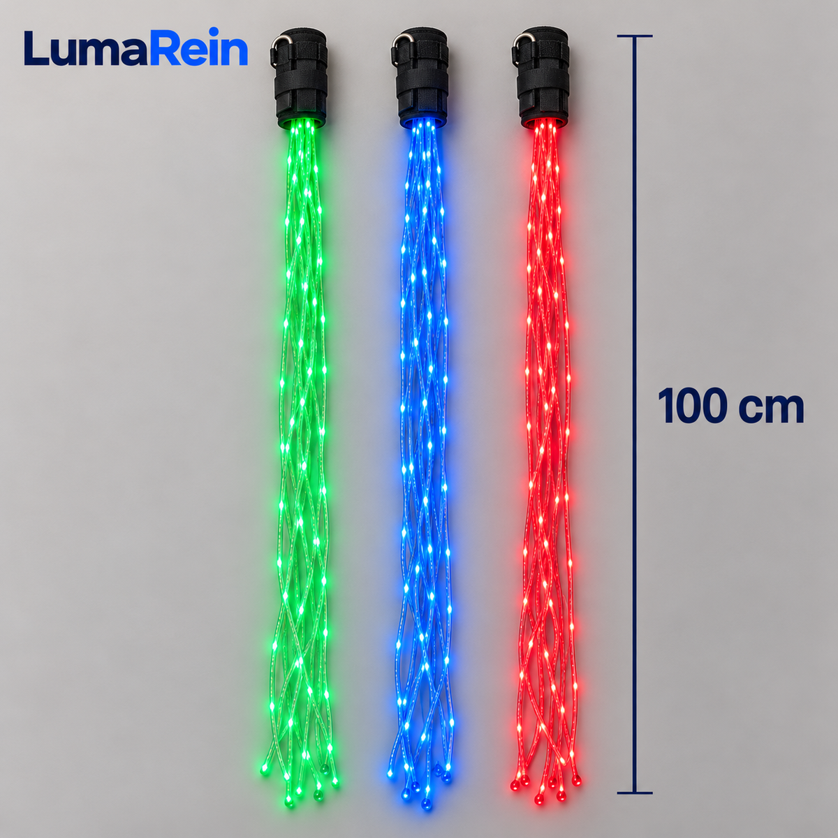 Three 100 cm LED strands
